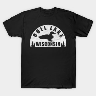 Gull Lake Northern Wisconsin Loon T-Shirt